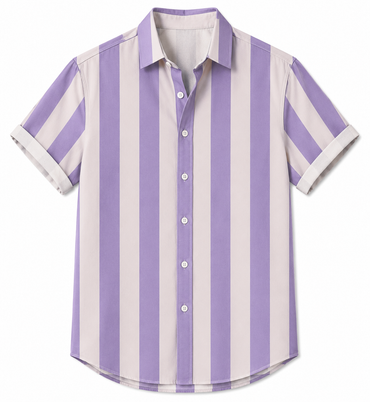 BHS - Summer Striped Hawaiian Shirt New Style, Malty Color Premium Summer 2026 - Limited Edition