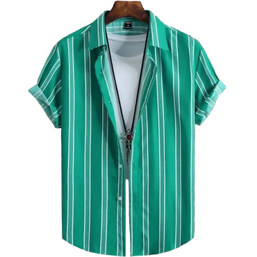 BHS - Premium Oversized Hawaiian Shirt – Full Stripe Summer Edition with more wonderful colors