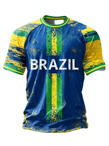 BHS - BRAZIL World Cup 2026 Flag Quick Dry Soccer Jersey Unisex Sports Tee Fans Gift New Style