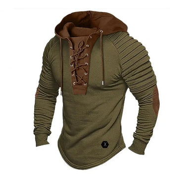 BHS - Premium EU-Standard Patchwork Men’s Hoodie – Luxury Streetwear Style