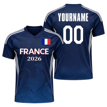 BHS - FRANCE World Cup 2026 Flag Quick Dry Soccer Jersey Unisex Sports Tee Fans Gift NEW