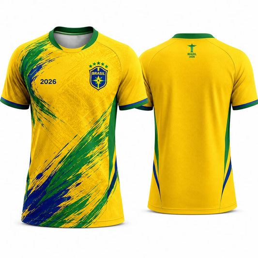BHS - BRAZIL World Cup 2026 Flag Quick Dry Soccer Jersey Unisex Sports Tee Fans Gift