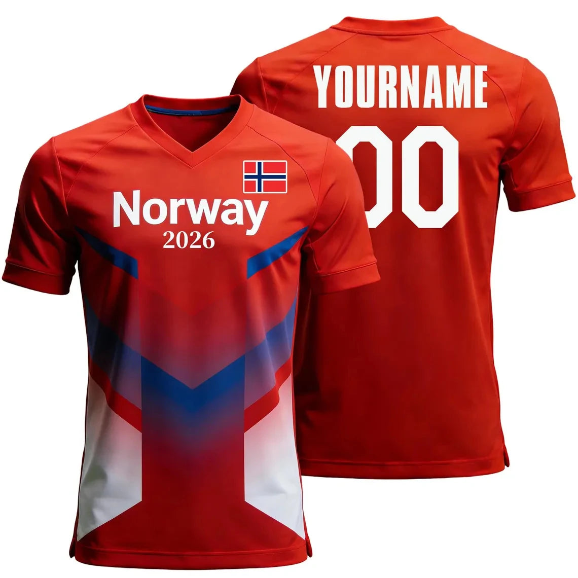 BHS - NORWAY World Cup 2026 Flag Quick Dry Soccer Jersey Unisex Sports Tee Fans Gift