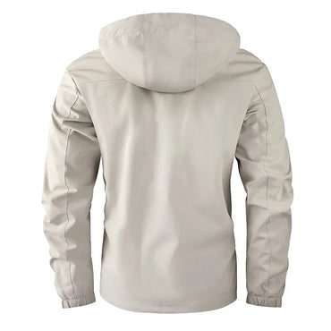 BHS - Fashion Men's Casual Windbreaker Jackets Hooded Jacket Man Waterproof .
