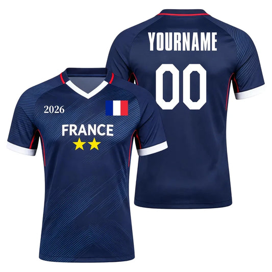 BHS - FRANCE World Cup 2026 Flag Quick Dry Soccer Jersey Unisex Sports Tee Fans Gift NEW