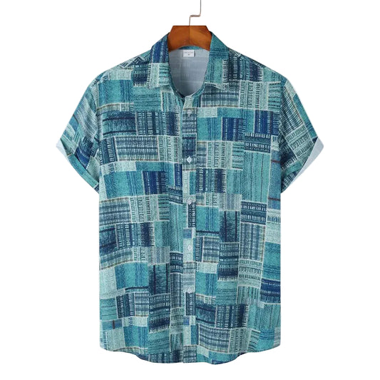 BHS - Vintage Patchwork Summer Shirt – 2026 Trend Hawaiian Style