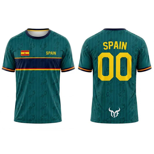 BHS - SPAIN World Cup 2026 Flag Quick Dry Soccer Jersey Unisex Sports Tee Fans Gift