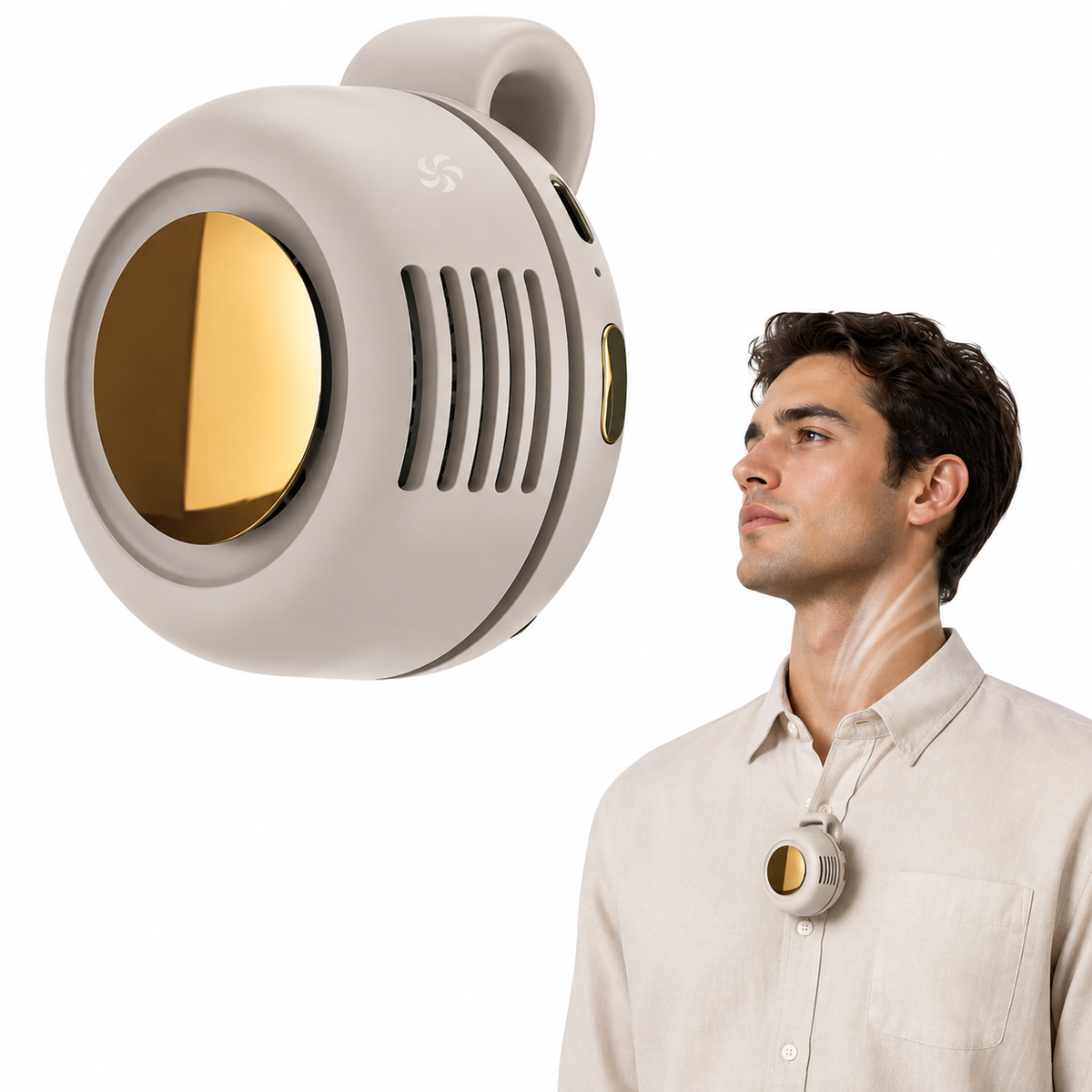 BHS – Mini-tragbarer ventilator ohne rotorblätter – Tragbarer persönlicher Kühlventilator
