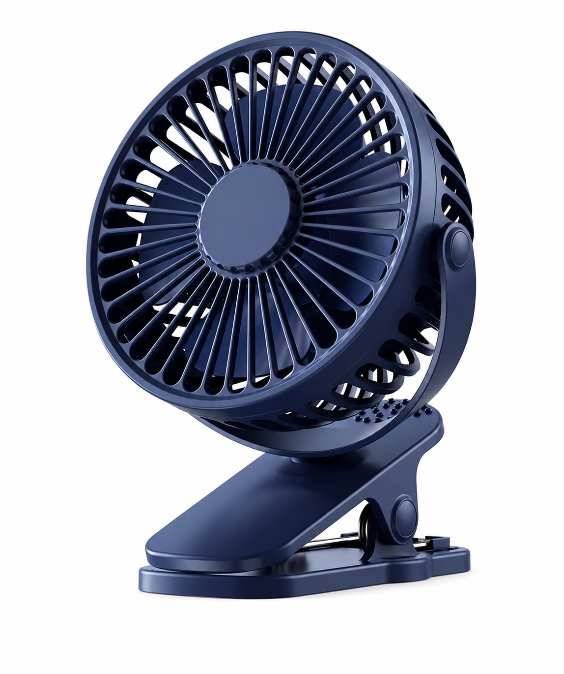 BHS – Tragbarer USB-Schreibtischventilator mit Clip – Leiser 3-Stufen-Ventilator mit 720° verstellbarer Rotation