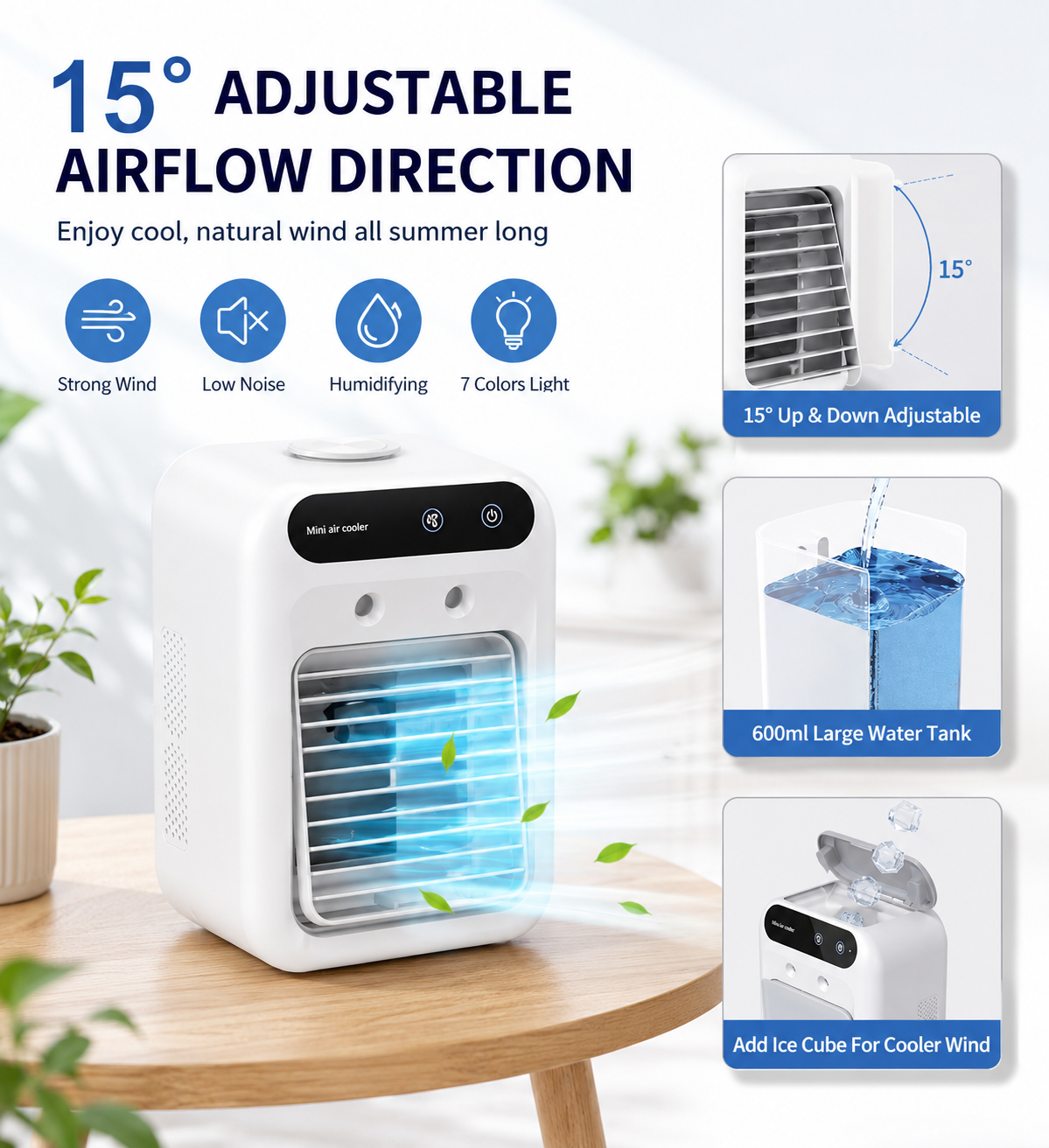 BHS - Portable Handheld Mist Fan – Rechargeable Mini Spray