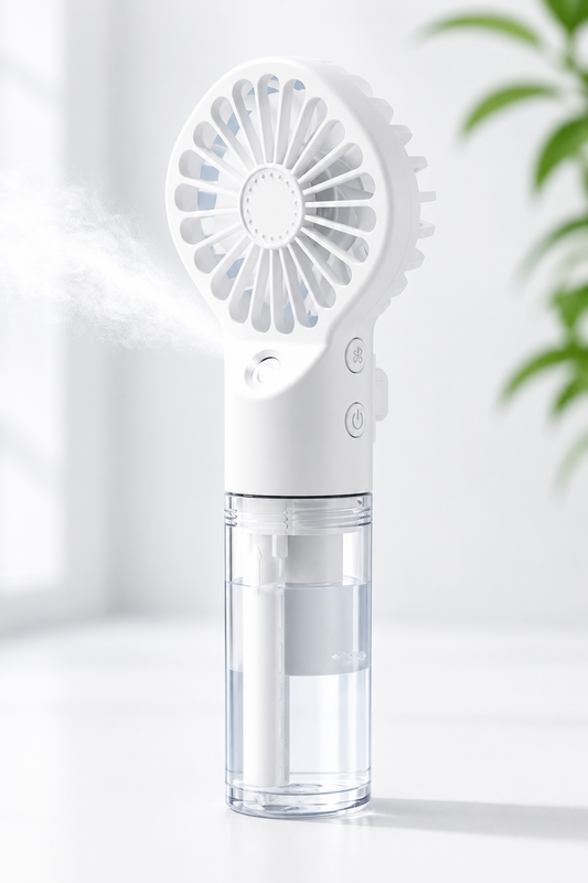 BHS - Portable Fresh Handheld Mist Fan – Rechargeable Mini Spray