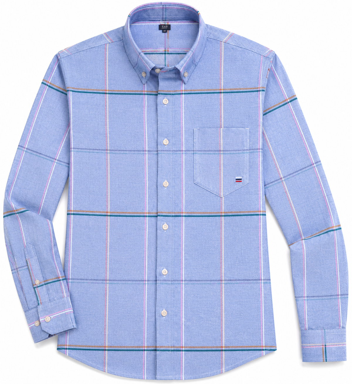 BHS – Oxford-Baumwollhemd gestreift – Eleganter Stil