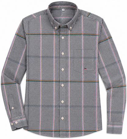 BHS – Oxford-Baumwollhemd gestreift – Eleganter Stil