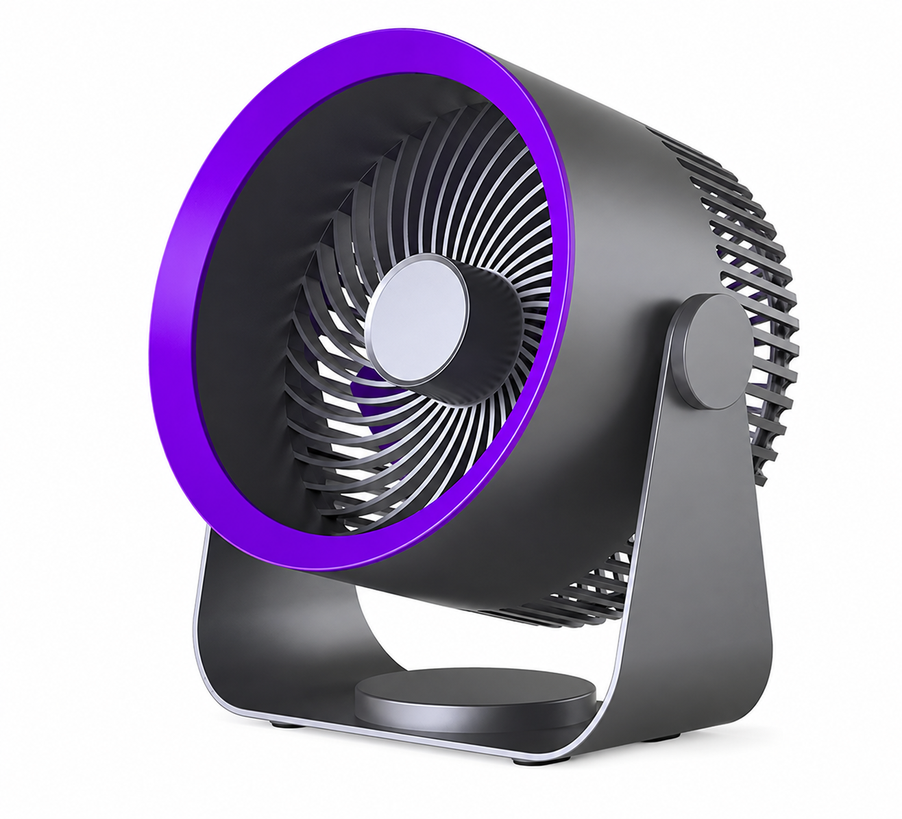 BHS - Rechargeable Wall Mounted Fan – 4000mAh Portable 3-Speed Desk Fan with Up to 15H Battery Life