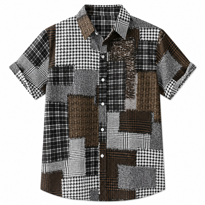 BHS - Vintage Patchwork Summer Shirt – 2026 Trend Hawaiian Style