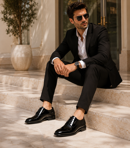 BHS - Leder-Oxfordschuhe, Modern Gentlemen