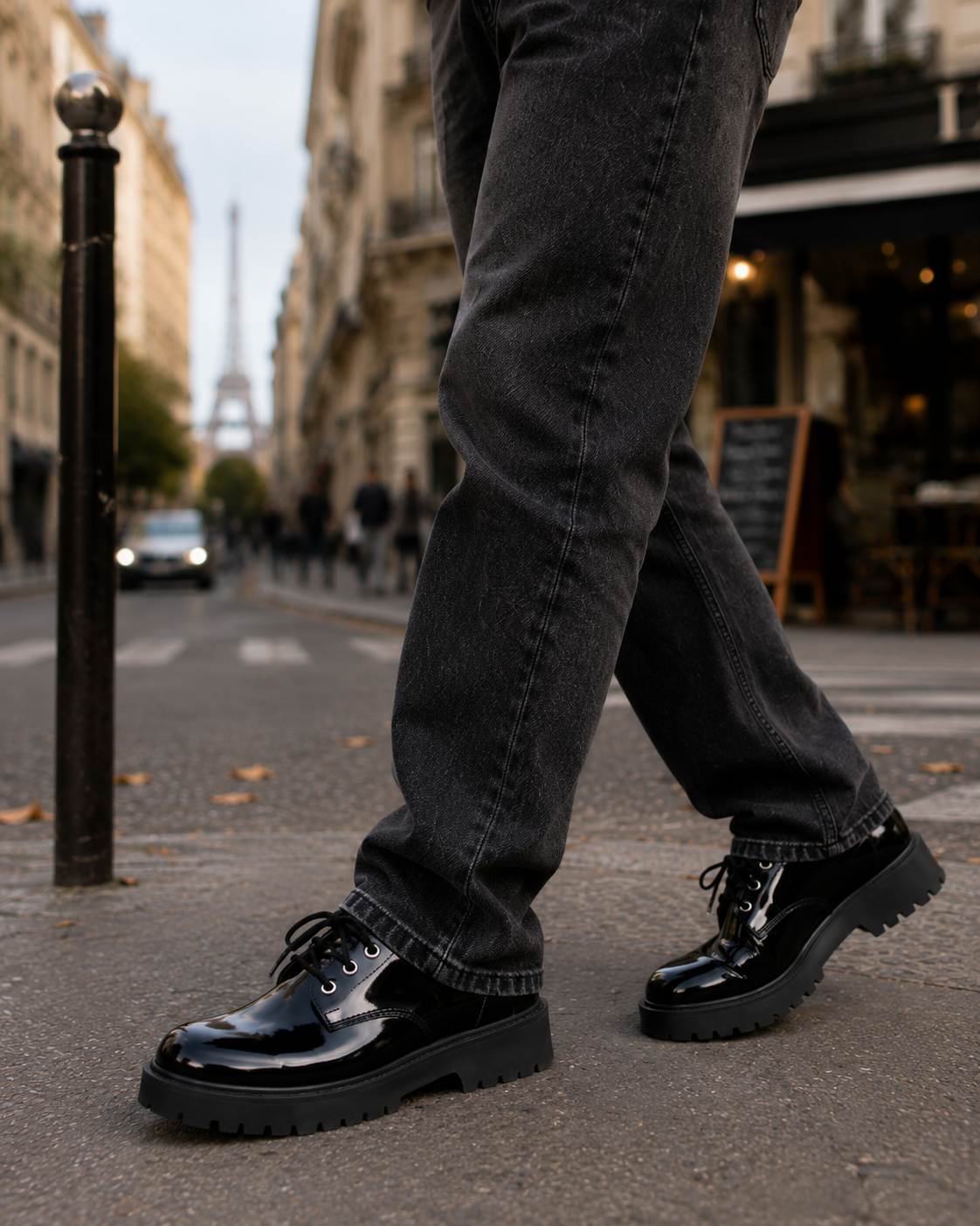 BHS - Trendy Patent Youth Leather Shoes