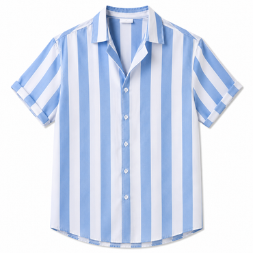 BHS - Striped Shirt, Classic And Trendy Style, Malty Color Premium Summer 2026 - Limited Edition