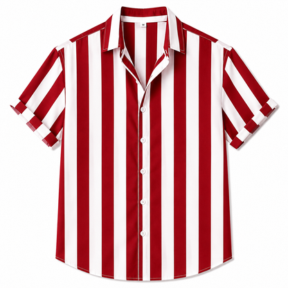 BHS - Striped Shirt, Classic And Trendy Style, Malty Color Premium Summer 2026 - Limited Edition