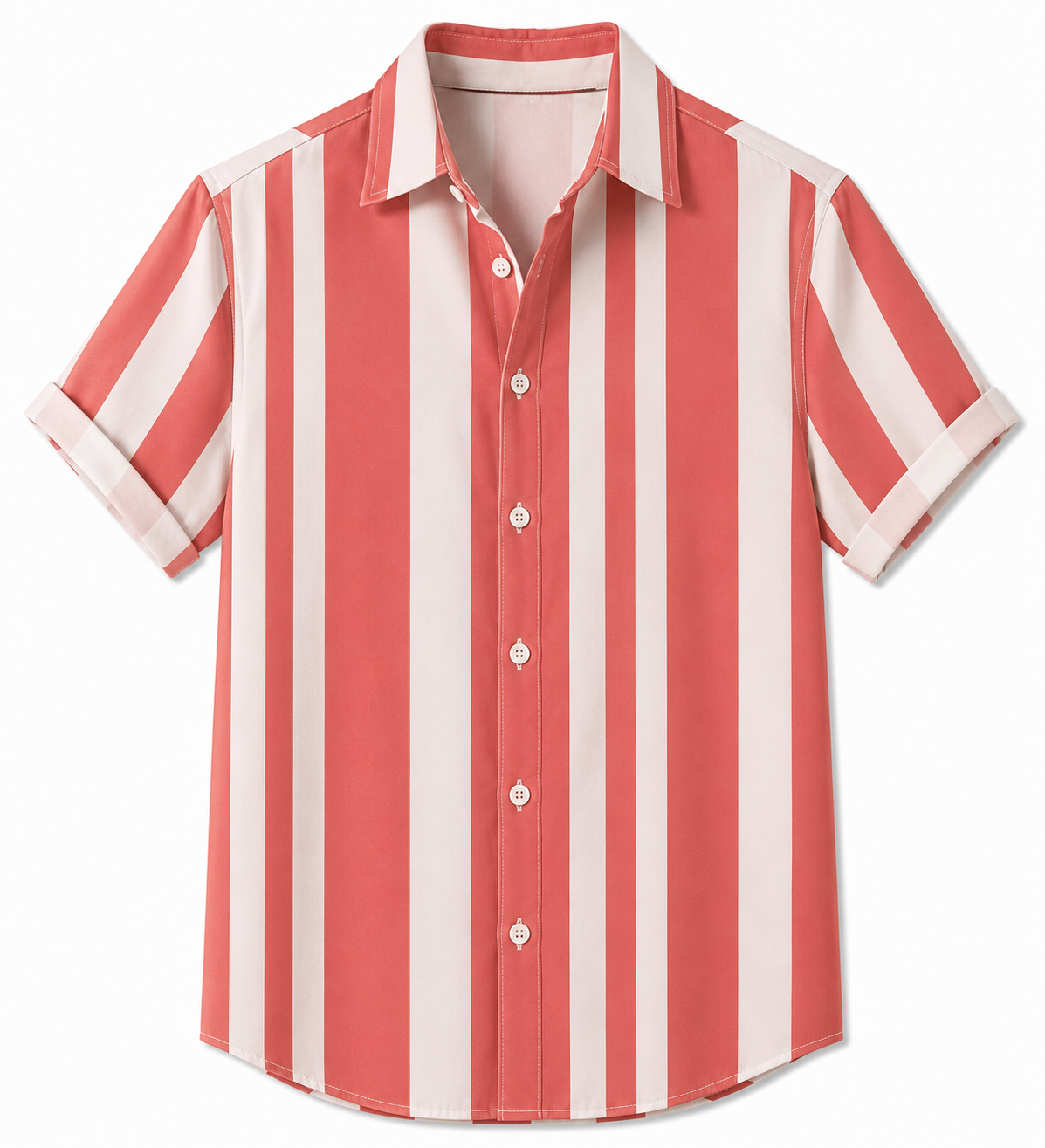 BHS - Summer Striped Hawaiian Shirt New Style, Malty Color Premium Summer 2026 - Limited Edition