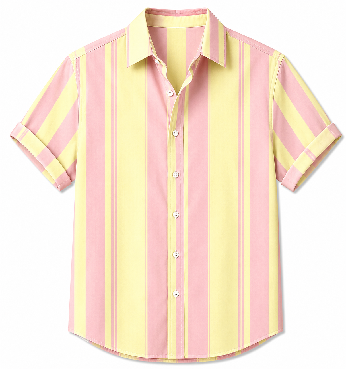 BHS - Summer Striped Hawaiian Shirt New Style, Malty Color Premium Summer 2026 - Limited Edition