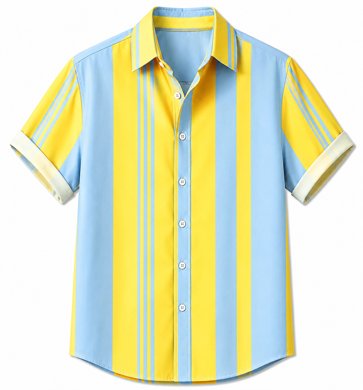 BHS - Summer Striped Hawaiian Shirt New Style, Malty Color Premium Summer 2026 - Limited Edition