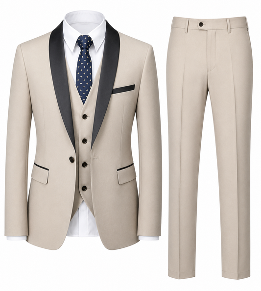BHS -  Wedding And Party Dress Formal Blazer Pants Waistcoat, Trendy Colors - 3 Pcs