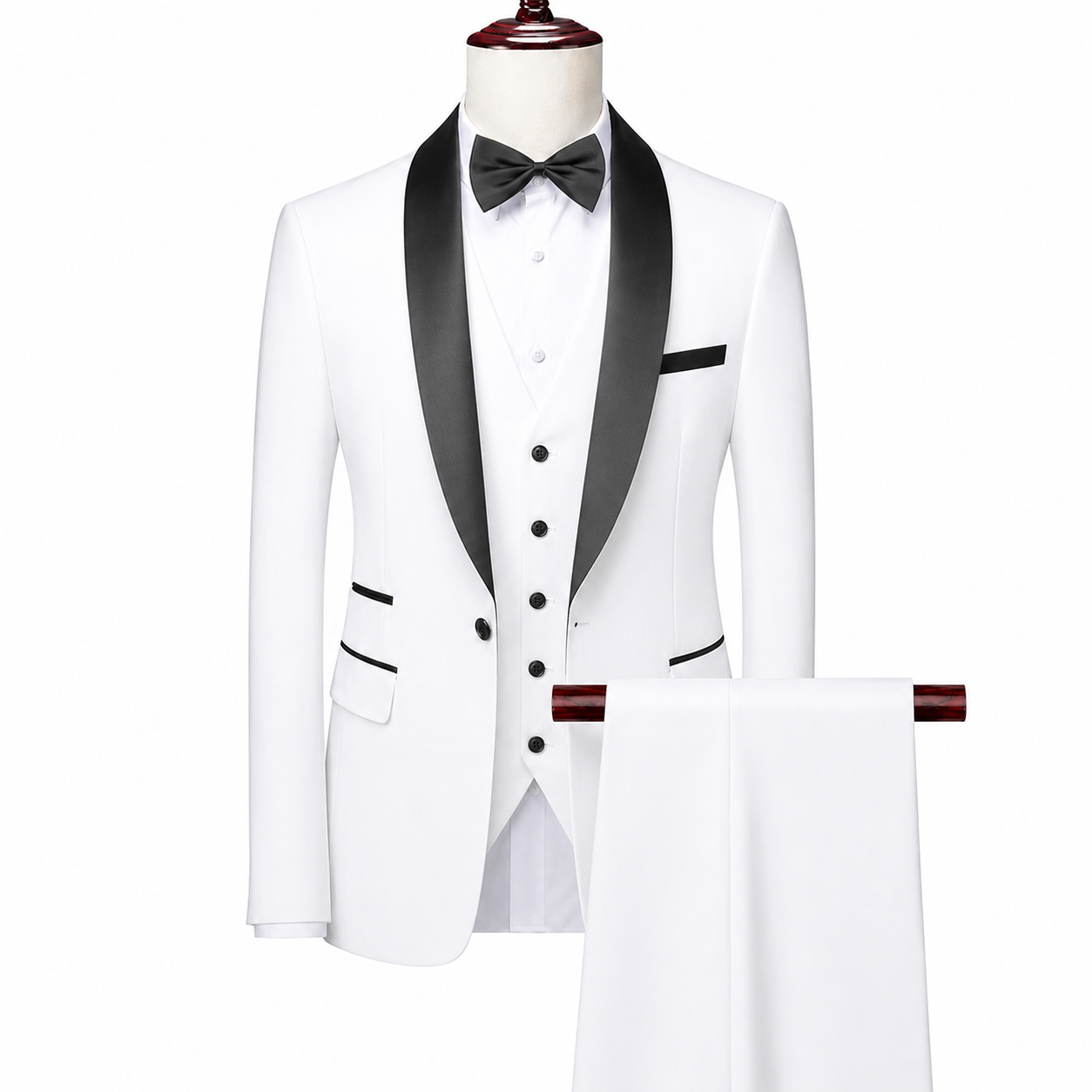 BHS -  Business Groom Wedding Dress Formal Blazer Pants Waistcoat
