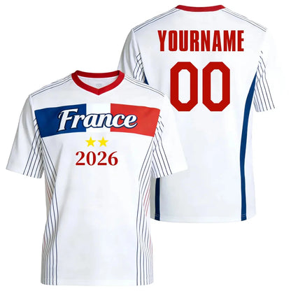 BHS - FRANCE World Cup 2026 Flag Quick Dry Soccer Jersey Unisex Sports Tee Fans Gift NEW