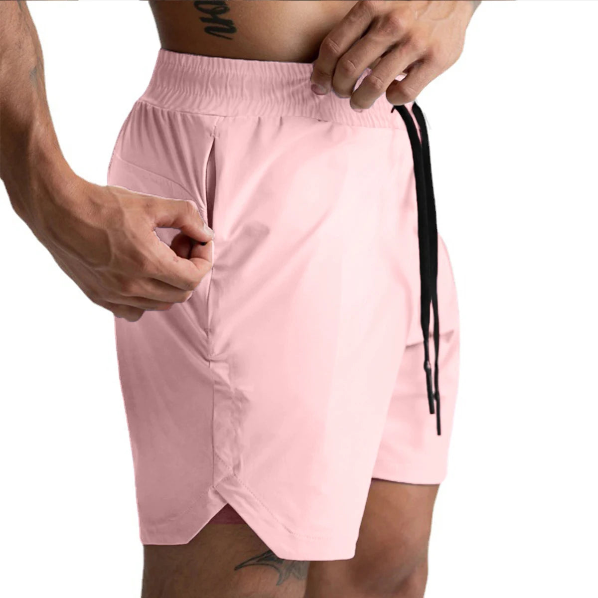 BHS - New Men Shorts Single-Layer Woven Quick Dry,  American Fifth Pants Comfortable