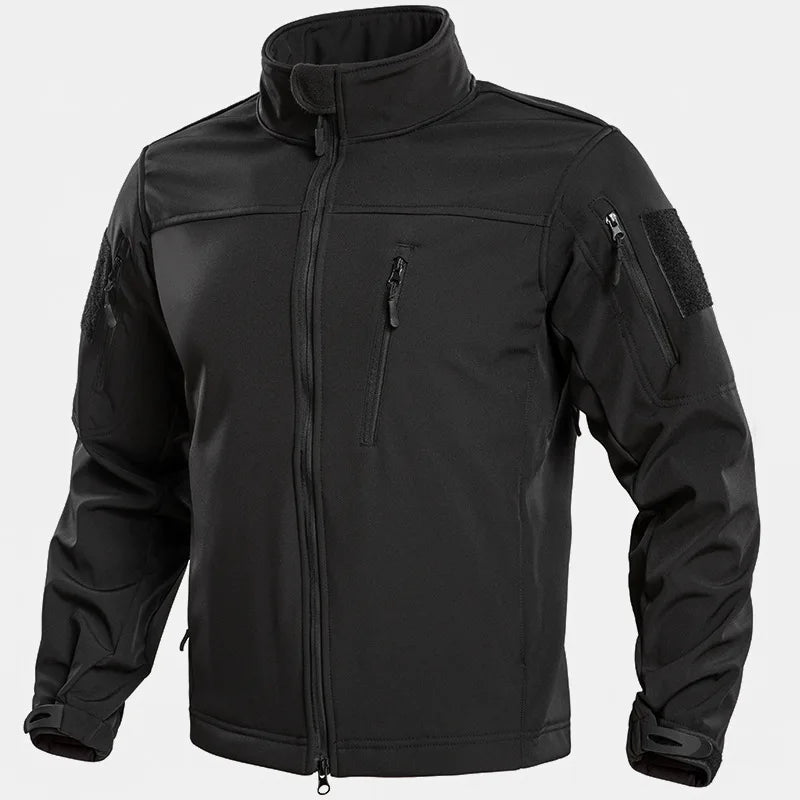 BHS - Men’s Tactical Softshell Fleece Lined Outdoor Jacket