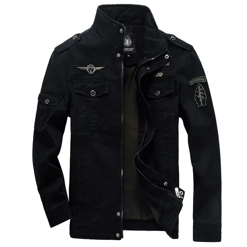 BHS -Men’s Stylish Casual Zip Jacket Lightweight Spring Autumn Outerwear