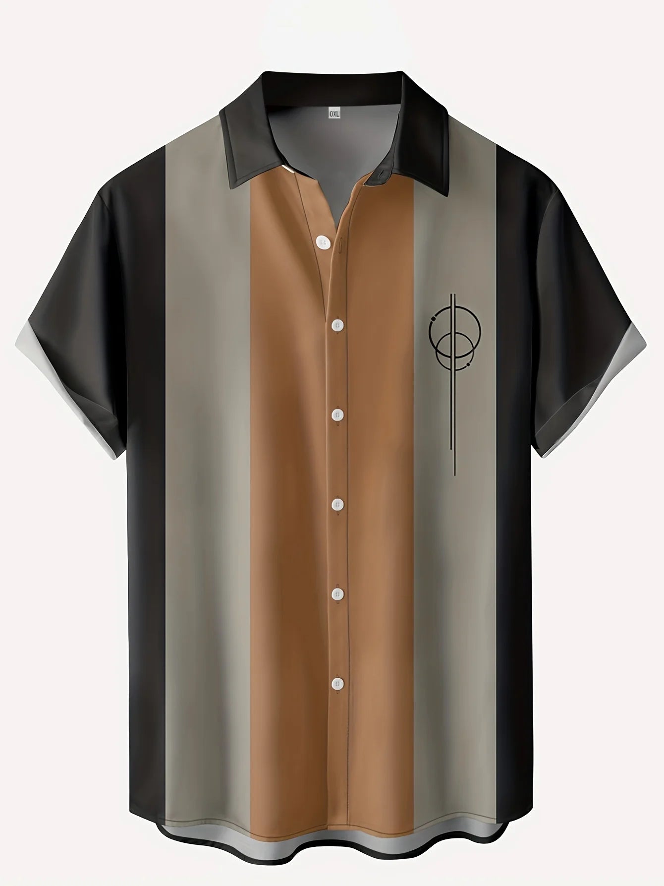 BHS - Hawaii Men's Vintage Shirts Casual Breathable, Premium Summer Style