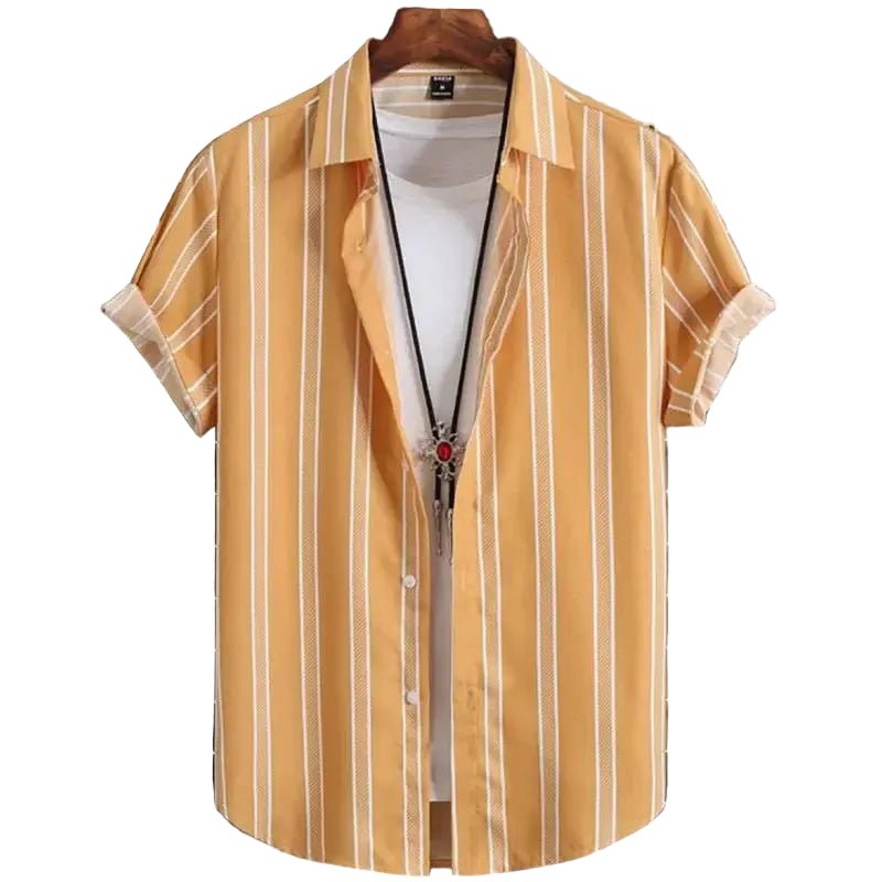 BHS - Premium Oversized Hawaiian Shirt – Full Stripe Summer Edition with more wonderful colors