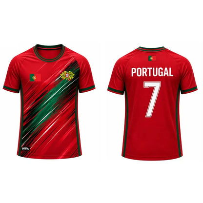 BHS - PORTUGAL World Cup 2026 Flag Quick Dry Soccer Jersey Unisex Sports Tee Fans Gift.