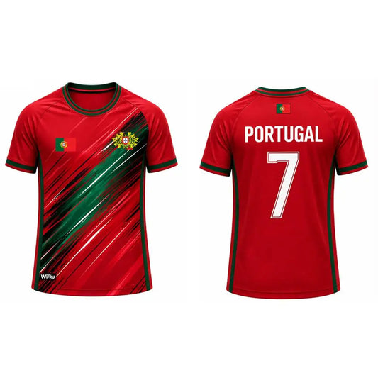 BHS - PORTUGAL World Cup 2026 Flag Quick Dry Soccer Jersey Unisex Sports Tee Fans Gift.