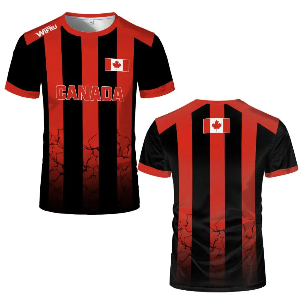BHS - CANADA World Cup 2026 Flag Quick Dry Soccer Jersey Unisex Sports Tee Fans Gift