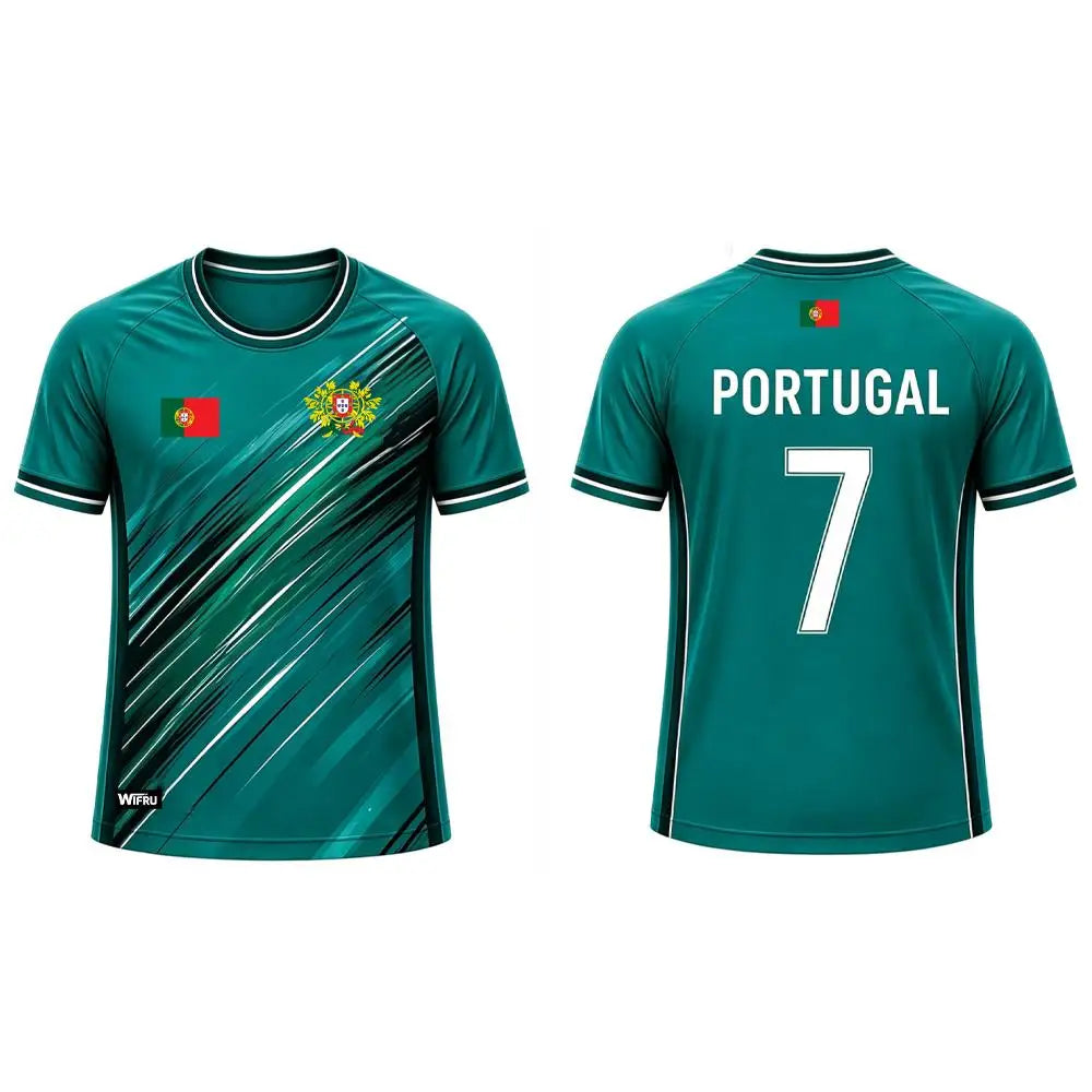 BHS - PORTUGAL World Cup 2026 Flag Quick Dry Soccer Jersey Unisex Sports Tee Fans Gift.