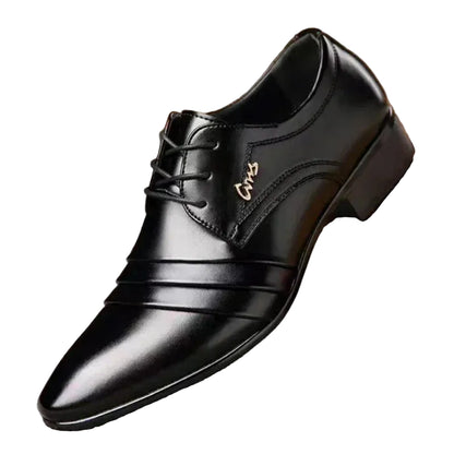 BHS - Luxury Patent Leather Oxford Shoes – Timeless Elegance for Modern Gentlemen Wedding and More .