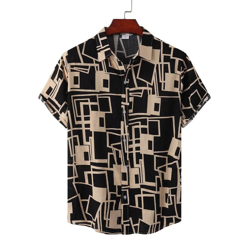 BHS - Vintage Patchwork Summer Shirt – 2026 Trend Hawaiian Style