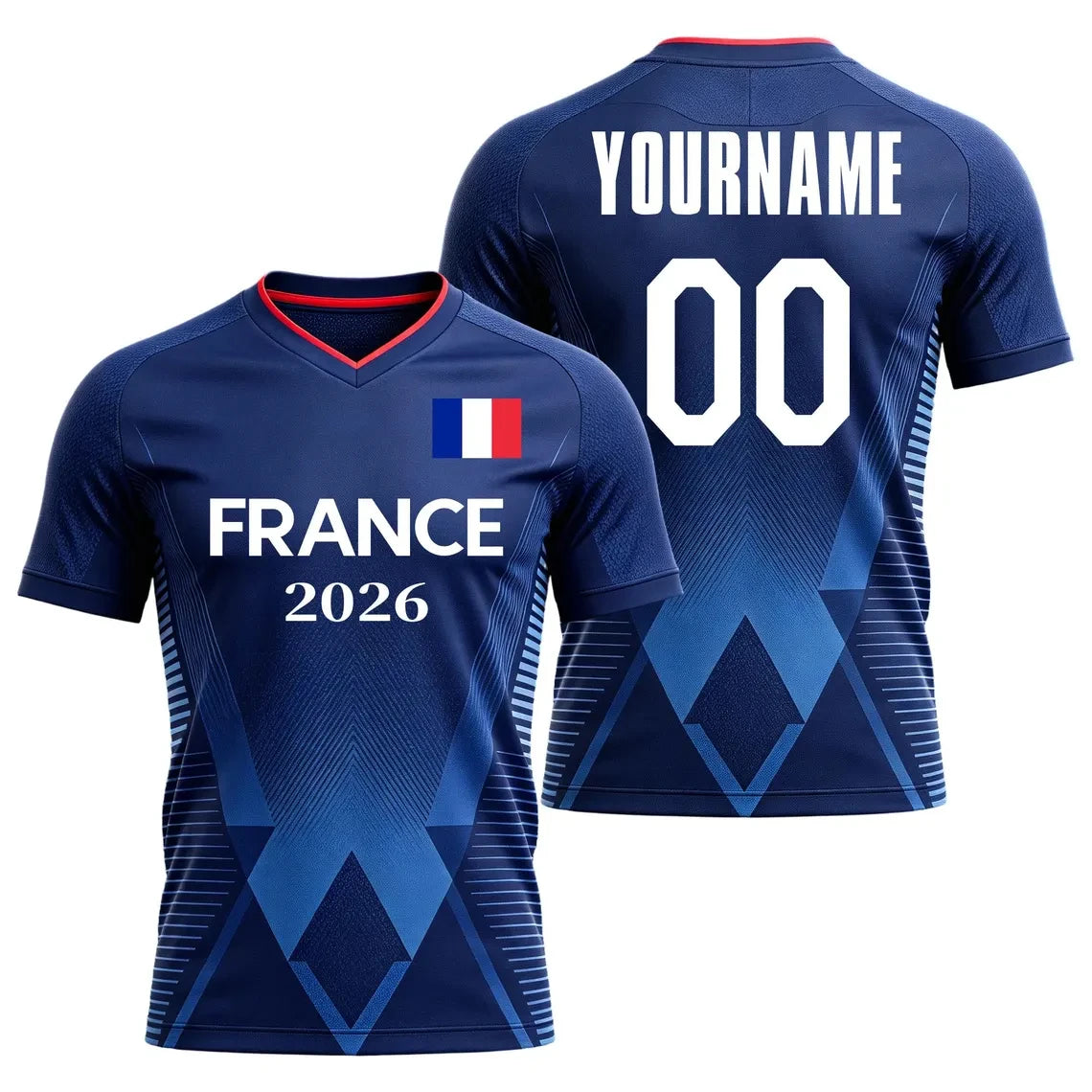 BHS - FRANCE World Cup 2026 Flag Quick Dry Soccer Jersey Unisex Sports Tee Fans Gift NEW
