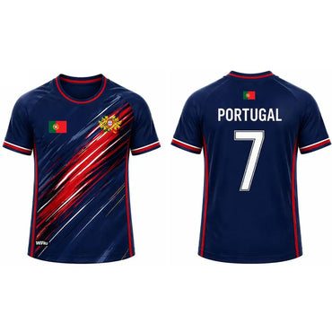 BHS - PORTUGAL World Cup 2026 Flag Quick Dry Soccer Jersey Unisex Sports Tee Fans Gift.