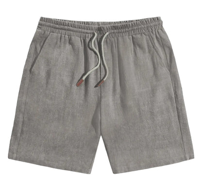 BHS - Premium Cotton Linen Summer Shorts – Lightweight Beach Comfort