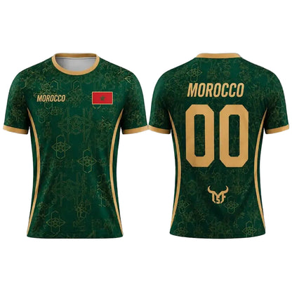 BHS - MOROCCO World Cup 2026 Flag Quick Dry Soccer Jersey Unisex Sports Tee Fans Gift
