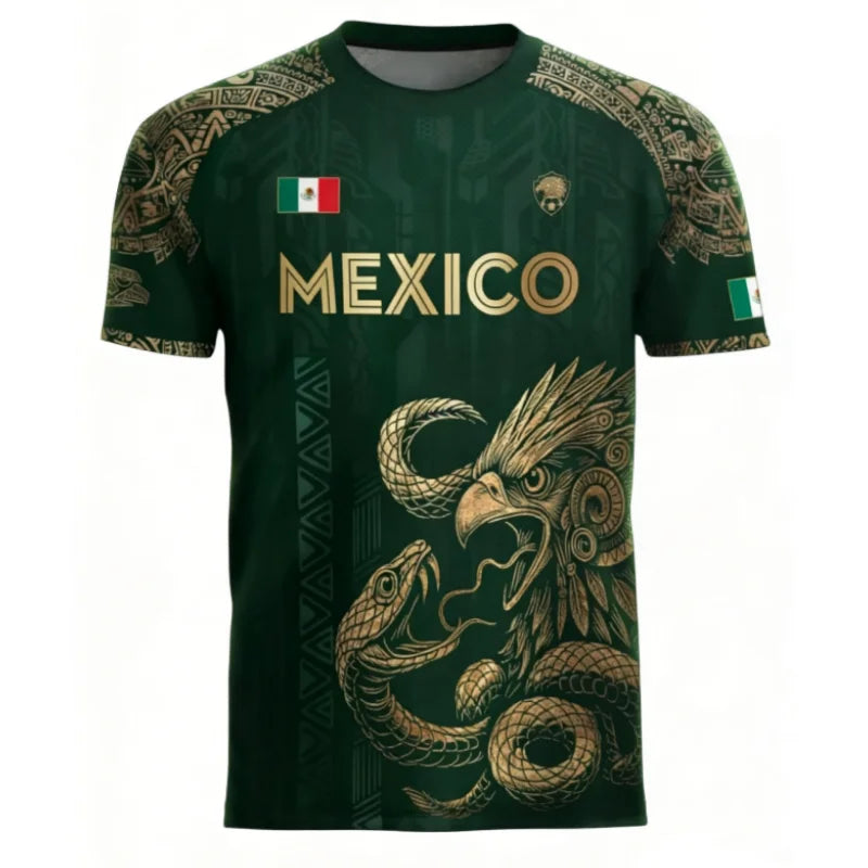 BHS - Mexico World Cup 2026 Fans Shirt Quick Dry and Unisex Sports Tee Fans Gift