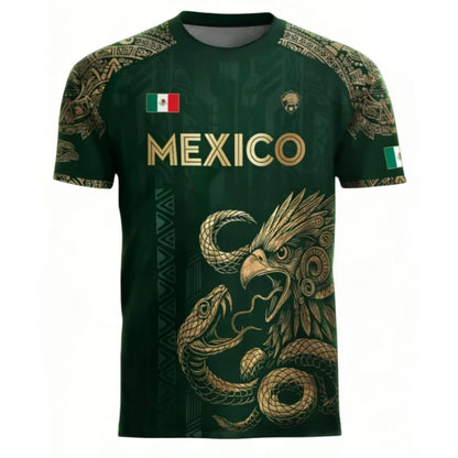 BHS - Mexico World Cup 2026 Fans Shirt Quick Dry and Unisex Sports Tee Fans Gift