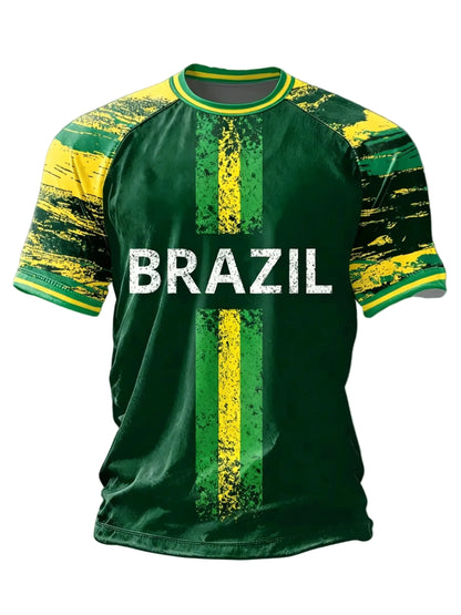 BHS - BRAZIL World Cup 2026 Flag Quick Dry Soccer Jersey Unisex Sports Tee Fans Gift New Style