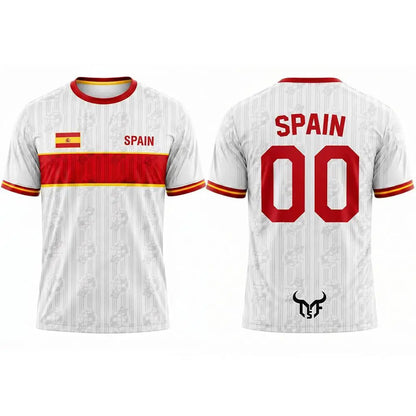 BHS - SPAIN World Cup 2026 Flag Quick Dry Soccer Jersey Unisex Sports Tee Fans Gift
