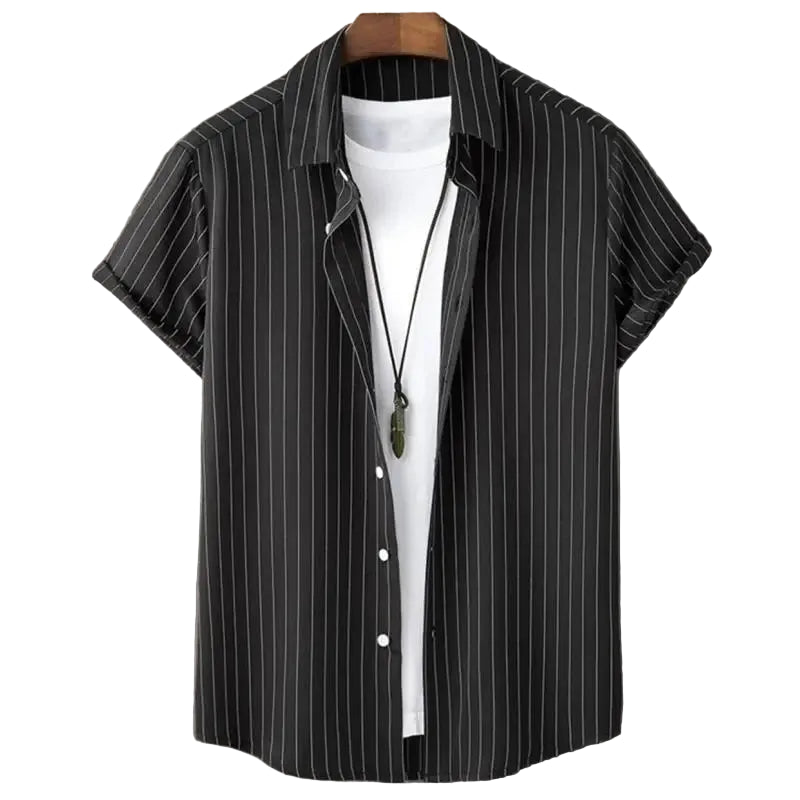 BHS - Premium Oversized Hawaiian Shirt – Full Stripe Summer Edition with more wonderful colors