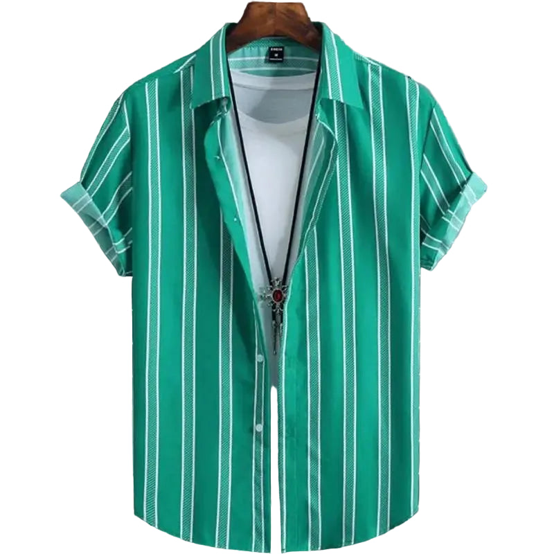 BHS - Premium Oversized Hawaiian Shirt – Full Stripe Summer Edition with more wonderful colors